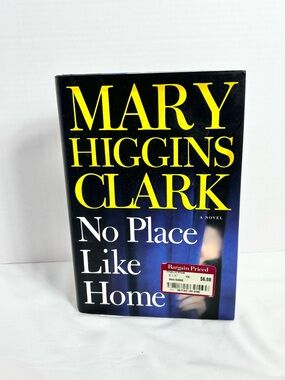 Mary Higgins Clark "No Place Like Home" Hardcover - Black & Yellow Cover